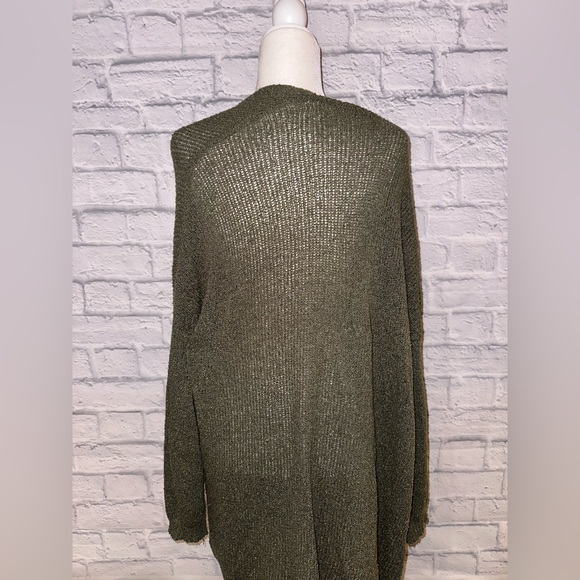 Olive Green Cardigan/Sweater - Picture 2 of 5